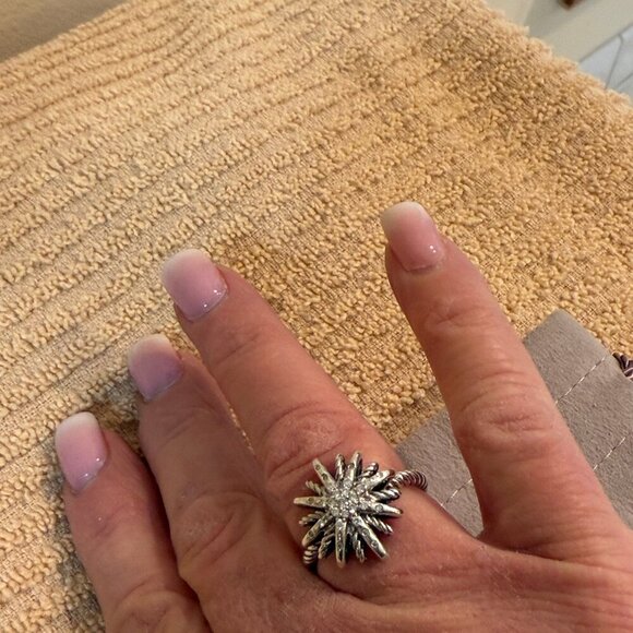 David Yurman Starburst Ring size 6 - Picture 2 of 8
